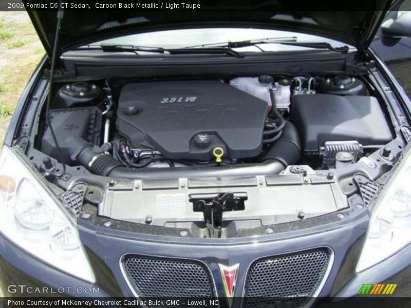 Carbon Black Metallic / Light Taupe 2009 Pontiac G6 GT Sedan