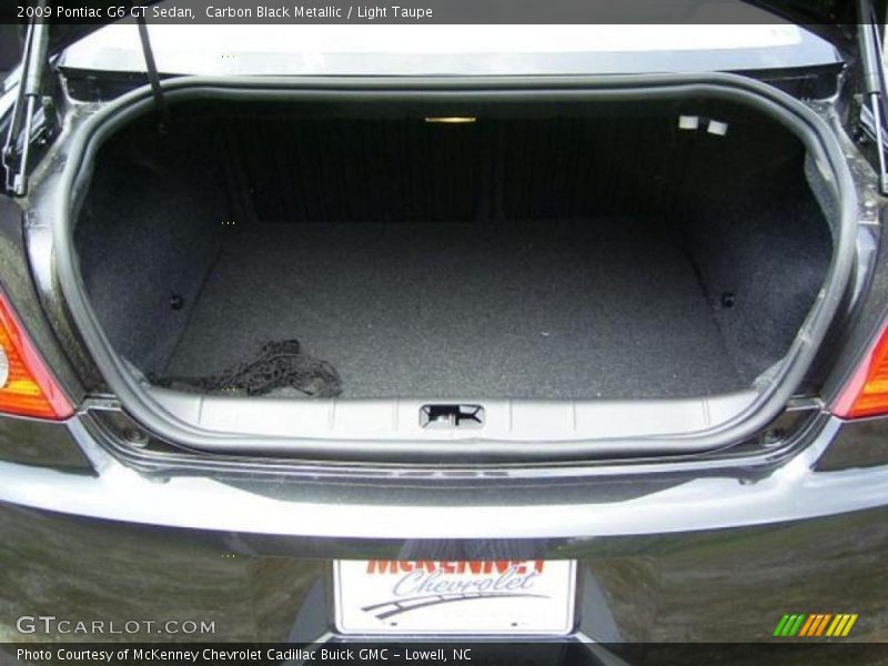 Carbon Black Metallic / Light Taupe 2009 Pontiac G6 GT Sedan