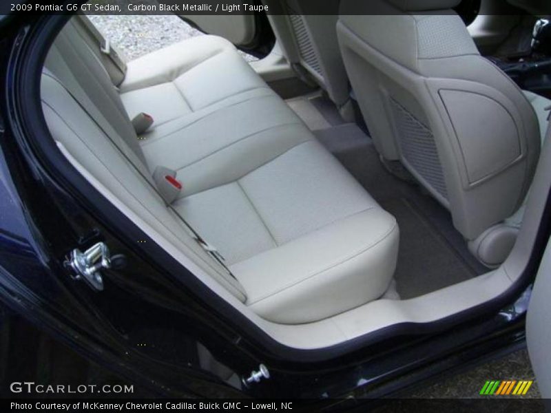 Carbon Black Metallic / Light Taupe 2009 Pontiac G6 GT Sedan
