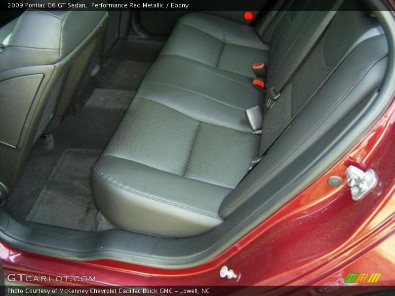 Performance Red Metallic / Ebony 2009 Pontiac G6 GT Sedan