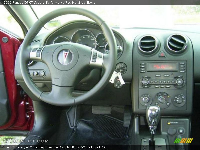 Performance Red Metallic / Ebony 2009 Pontiac G6 GT Sedan