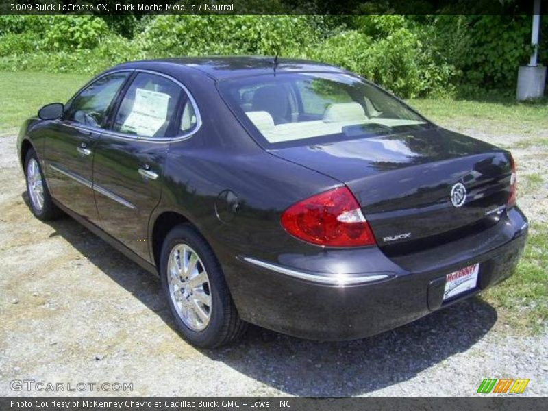 Dark Mocha Metallic / Neutral 2009 Buick LaCrosse CX