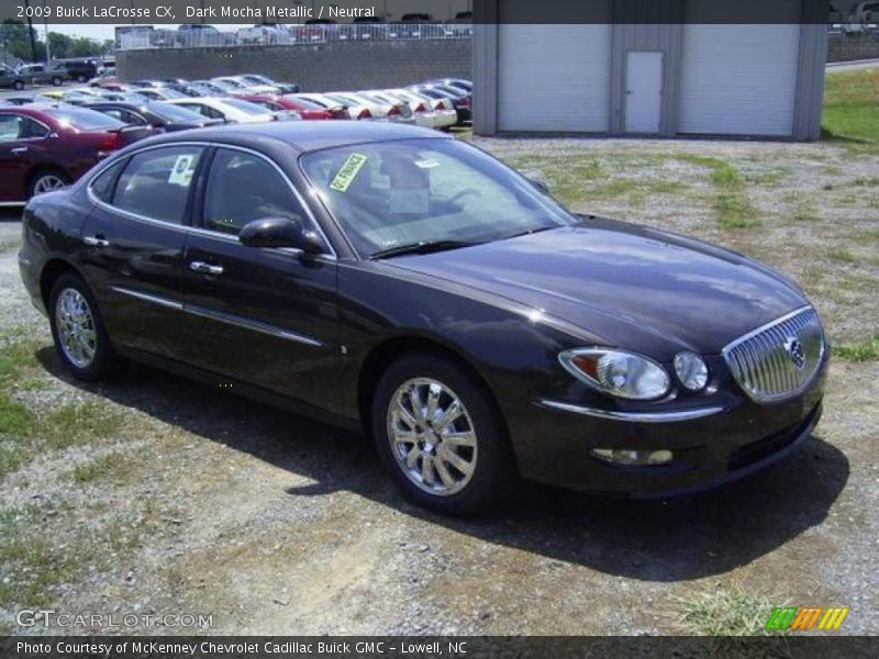 Dark Mocha Metallic / Neutral 2009 Buick LaCrosse CX