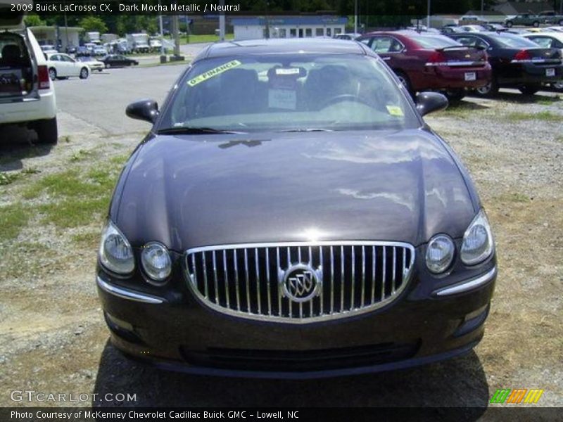 Dark Mocha Metallic / Neutral 2009 Buick LaCrosse CX