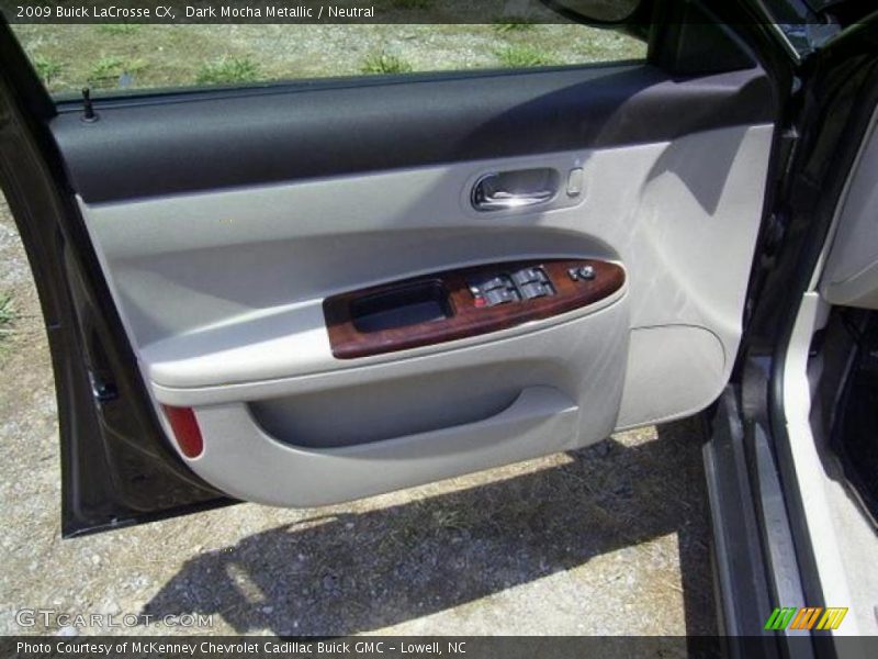 Dark Mocha Metallic / Neutral 2009 Buick LaCrosse CX