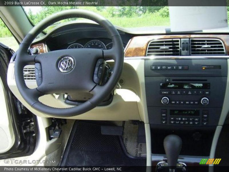 Dark Mocha Metallic / Neutral 2009 Buick LaCrosse CX