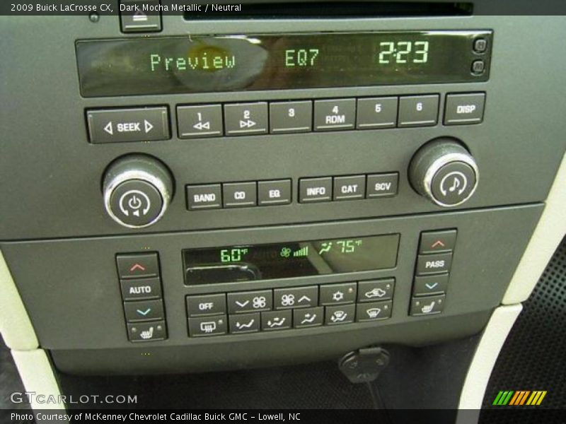 Dark Mocha Metallic / Neutral 2009 Buick LaCrosse CX
