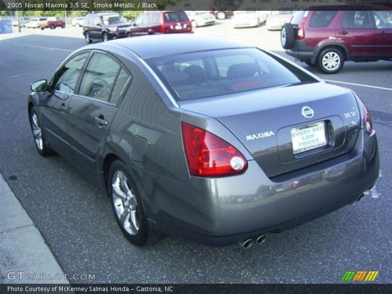 Smoke Metallic / Black 2005 Nissan Maxima 3.5 SE