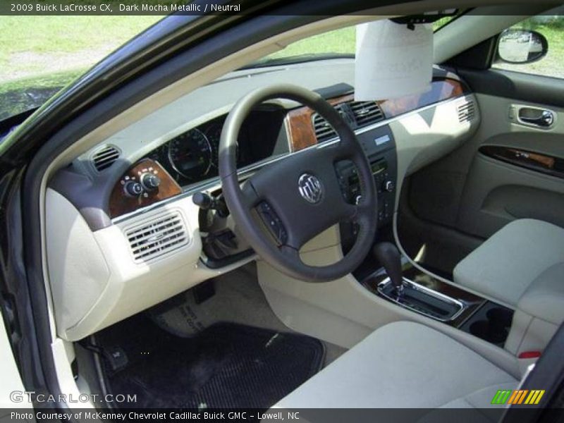 Dark Mocha Metallic / Neutral 2009 Buick LaCrosse CX