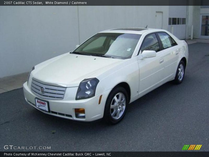 White Diamond / Cashmere 2007 Cadillac CTS Sedan