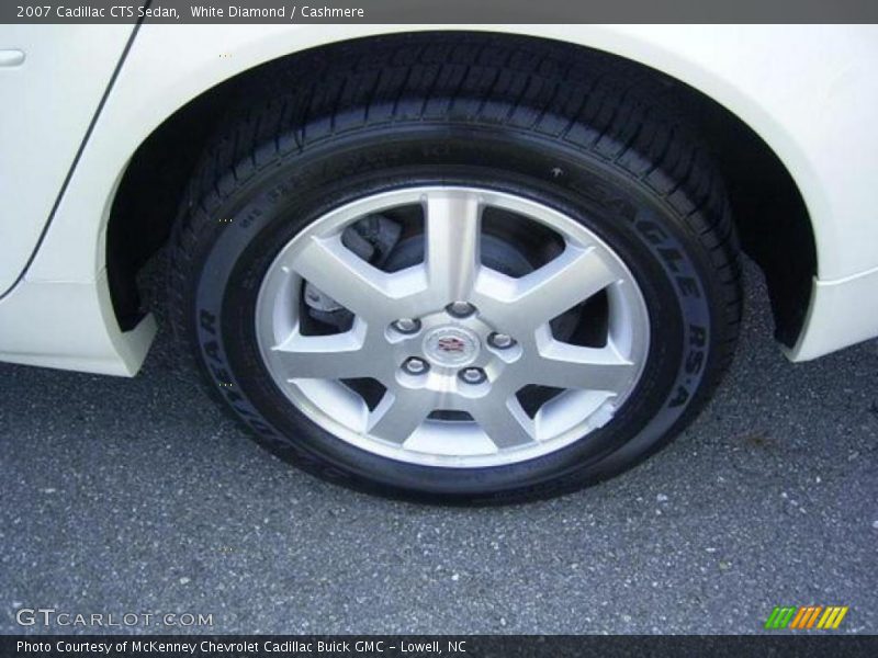 White Diamond / Cashmere 2007 Cadillac CTS Sedan