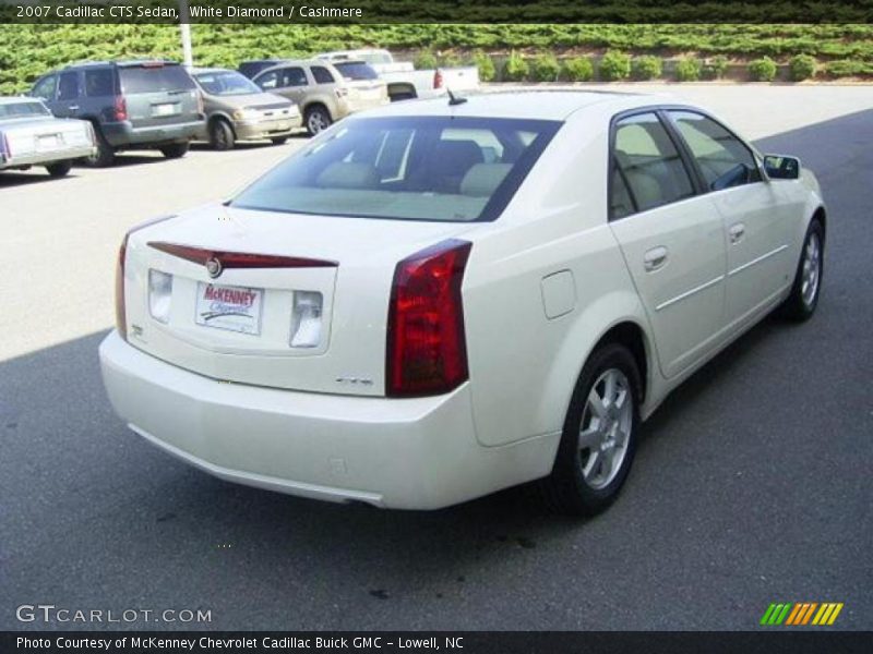 White Diamond / Cashmere 2007 Cadillac CTS Sedan