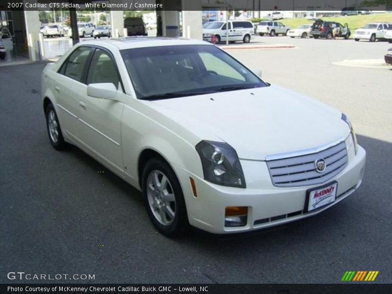 White Diamond / Cashmere 2007 Cadillac CTS Sedan