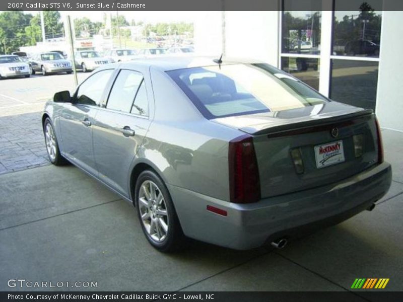 Sunset Blue / Cashmere 2007 Cadillac STS V6