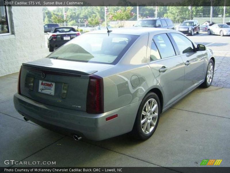 Sunset Blue / Cashmere 2007 Cadillac STS V6