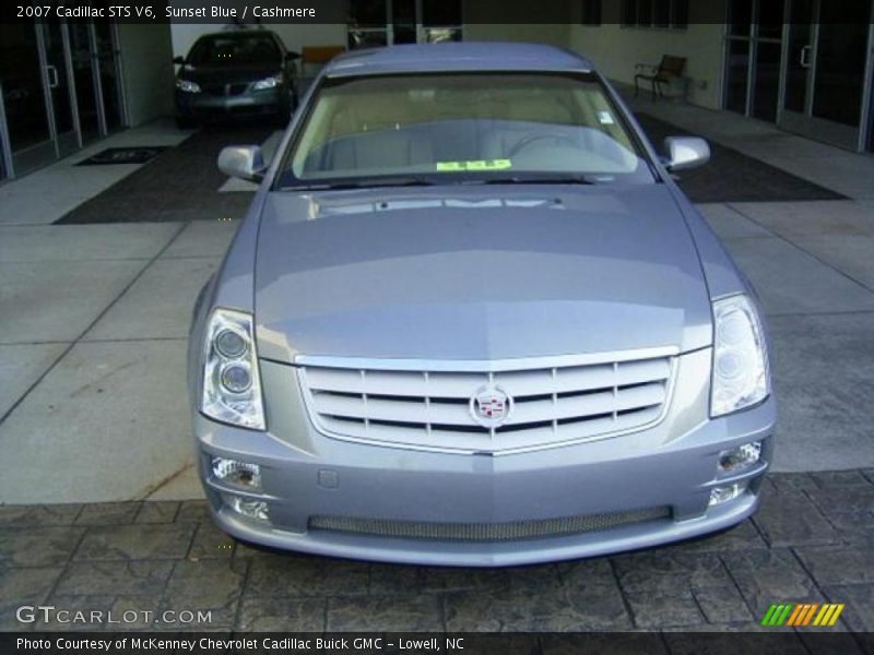 Sunset Blue / Cashmere 2007 Cadillac STS V6