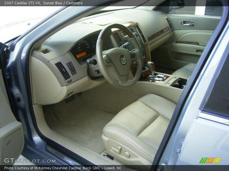 Sunset Blue / Cashmere 2007 Cadillac STS V6