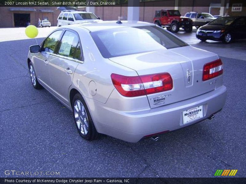 Silver Birch Metallic / Dark Charcoal 2007 Lincoln MKZ Sedan