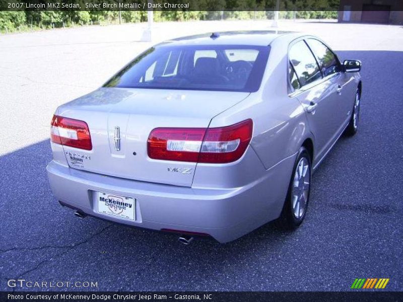 Silver Birch Metallic / Dark Charcoal 2007 Lincoln MKZ Sedan