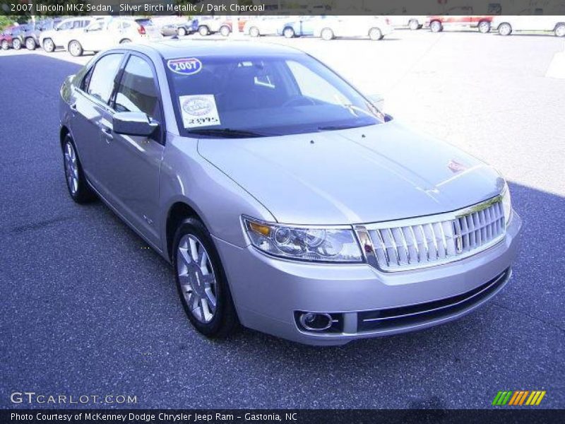 Silver Birch Metallic / Dark Charcoal 2007 Lincoln MKZ Sedan