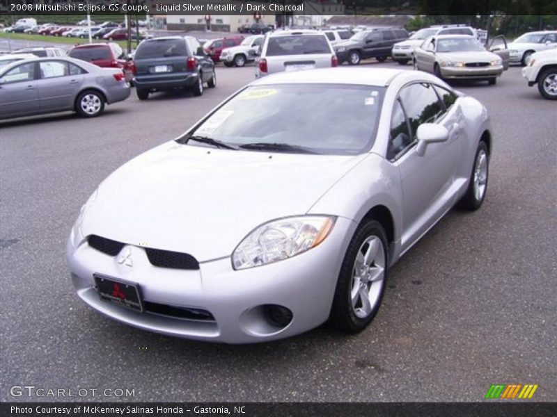 Liquid Silver Metallic / Dark Charcoal 2008 Mitsubishi Eclipse GS Coupe