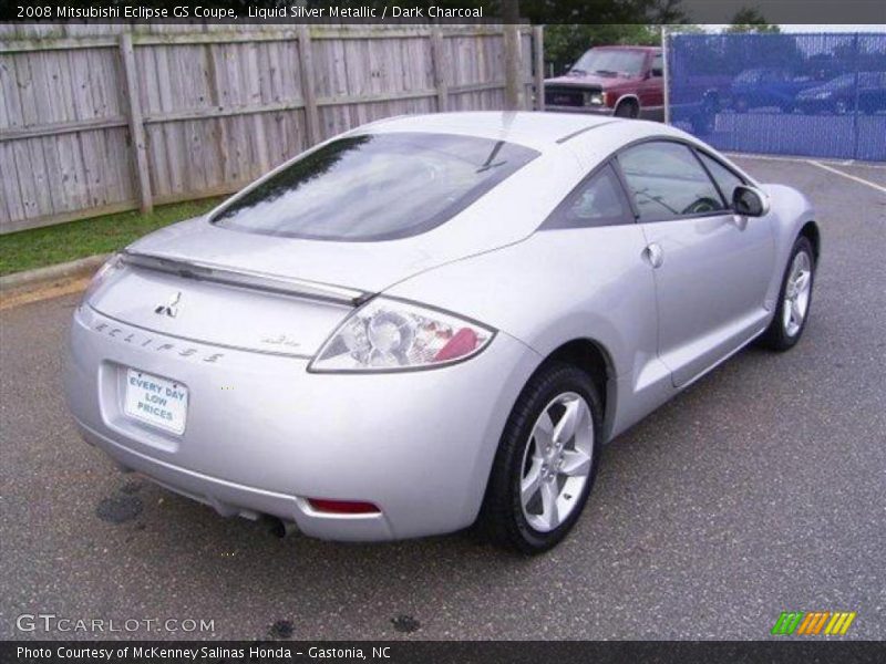 Liquid Silver Metallic / Dark Charcoal 2008 Mitsubishi Eclipse GS Coupe