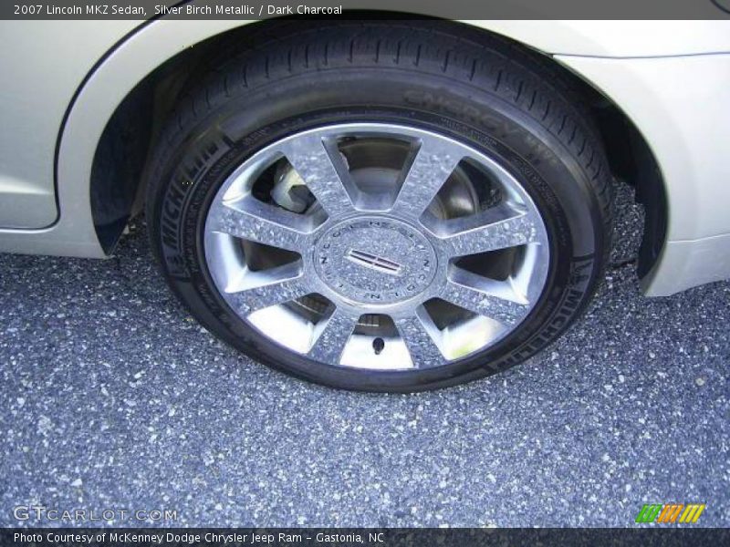 Silver Birch Metallic / Dark Charcoal 2007 Lincoln MKZ Sedan