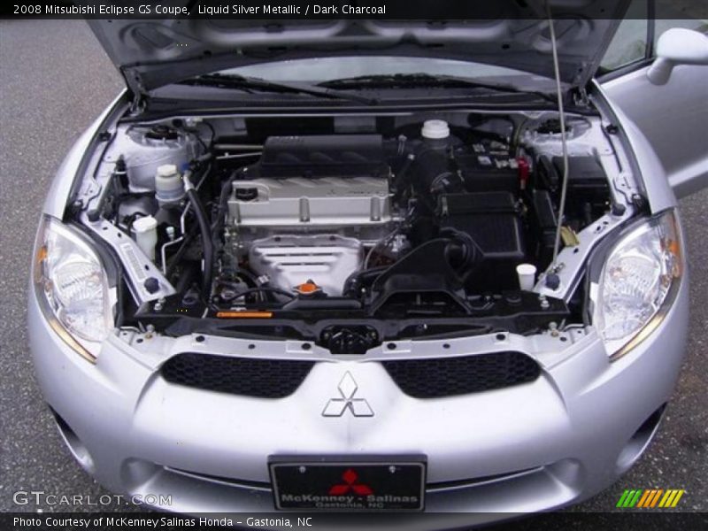 Liquid Silver Metallic / Dark Charcoal 2008 Mitsubishi Eclipse GS Coupe