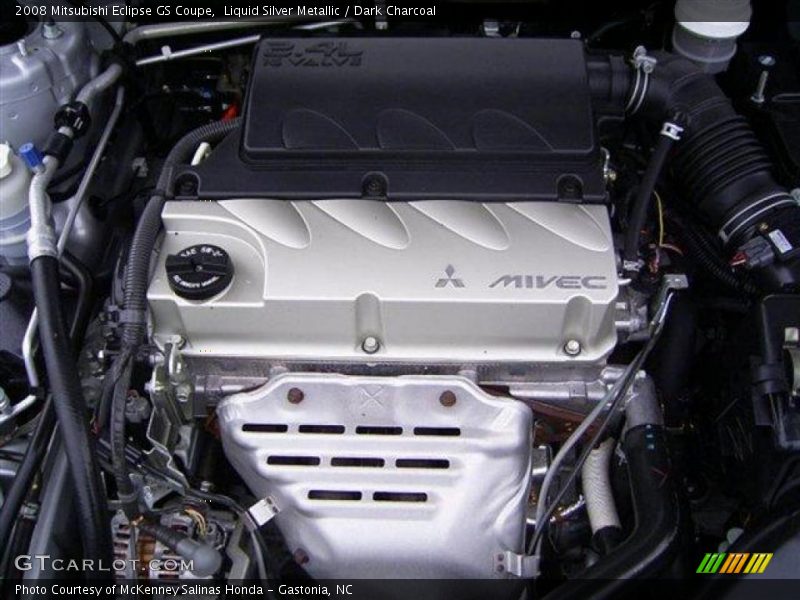 Liquid Silver Metallic / Dark Charcoal 2008 Mitsubishi Eclipse GS Coupe