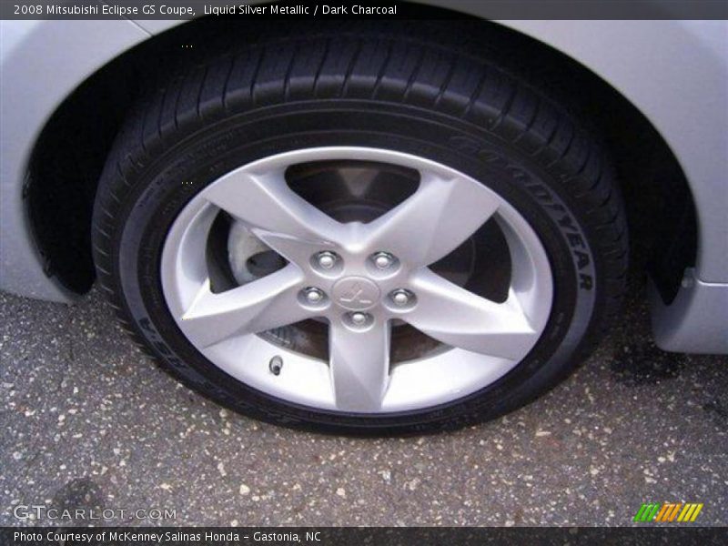 Liquid Silver Metallic / Dark Charcoal 2008 Mitsubishi Eclipse GS Coupe