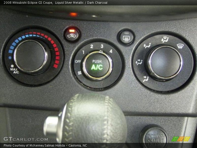 Liquid Silver Metallic / Dark Charcoal 2008 Mitsubishi Eclipse GS Coupe