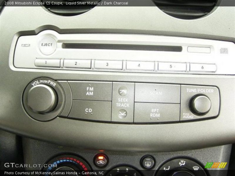Liquid Silver Metallic / Dark Charcoal 2008 Mitsubishi Eclipse GS Coupe