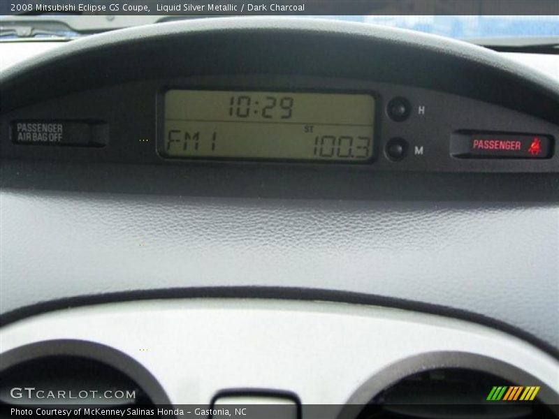 Liquid Silver Metallic / Dark Charcoal 2008 Mitsubishi Eclipse GS Coupe