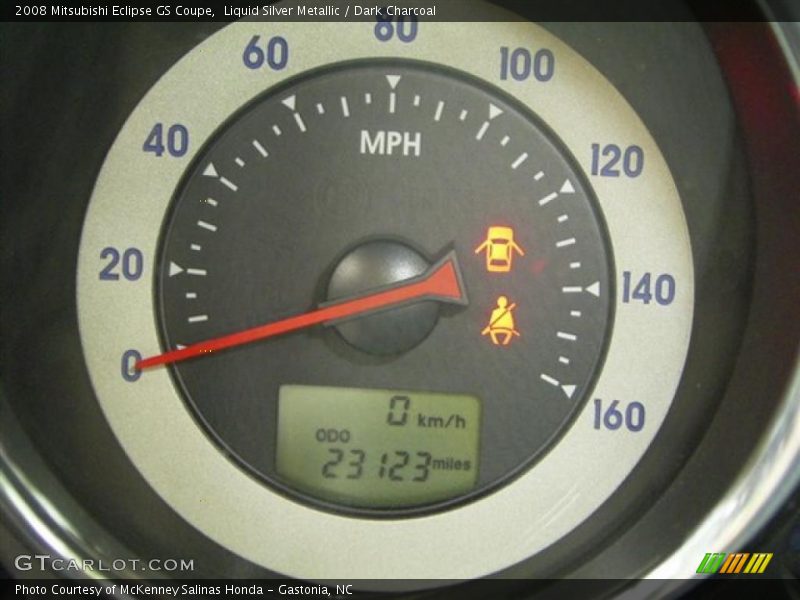 Liquid Silver Metallic / Dark Charcoal 2008 Mitsubishi Eclipse GS Coupe