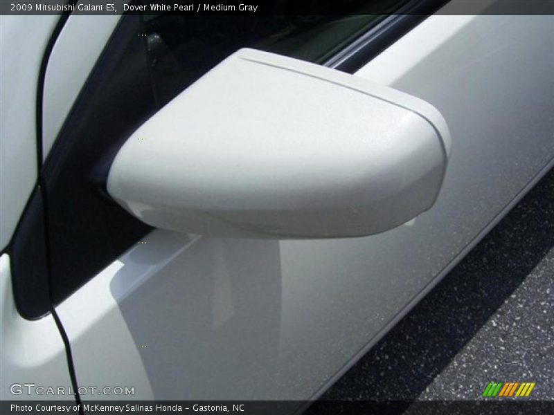 Dover White Pearl / Medium Gray 2009 Mitsubishi Galant ES