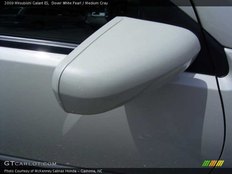 Dover White Pearl / Medium Gray 2009 Mitsubishi Galant ES