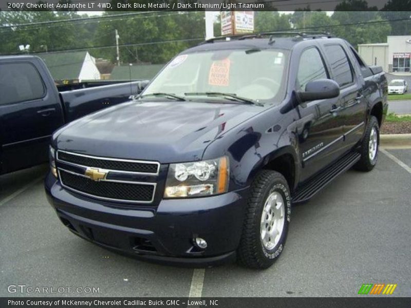Dark Blue Metallic / Dark Titanium/Light Titanium 2007 Chevrolet Avalanche LT 4WD