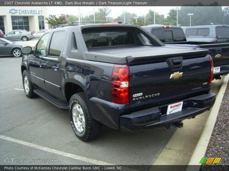 Dark Blue Metallic / Dark Titanium/Light Titanium 2007 Chevrolet Avalanche LT 4WD