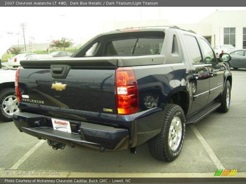 Dark Blue Metallic / Dark Titanium/Light Titanium 2007 Chevrolet Avalanche LT 4WD