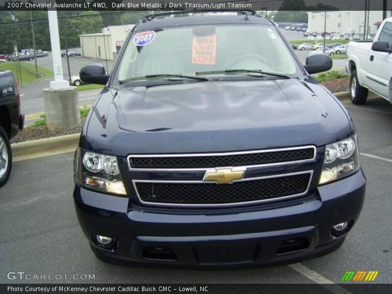 Dark Blue Metallic / Dark Titanium/Light Titanium 2007 Chevrolet Avalanche LT 4WD
