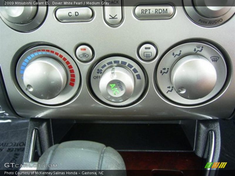Dover White Pearl / Medium Gray 2009 Mitsubishi Galant ES