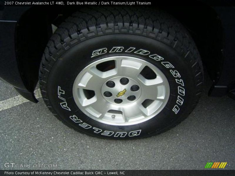 Dark Blue Metallic / Dark Titanium/Light Titanium 2007 Chevrolet Avalanche LT 4WD