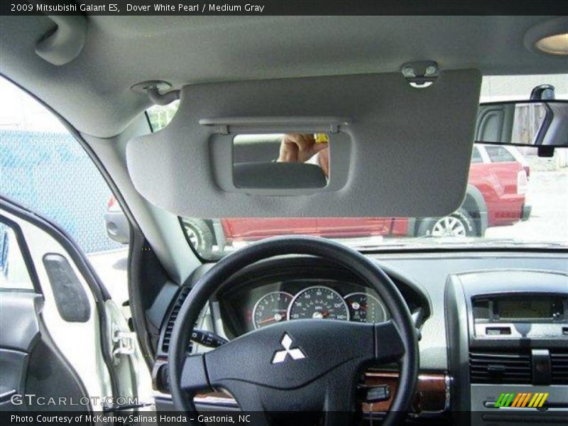 Dover White Pearl / Medium Gray 2009 Mitsubishi Galant ES