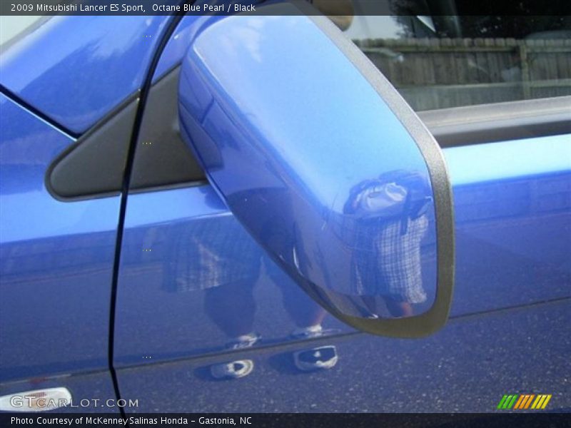Octane Blue Pearl / Black 2009 Mitsubishi Lancer ES Sport