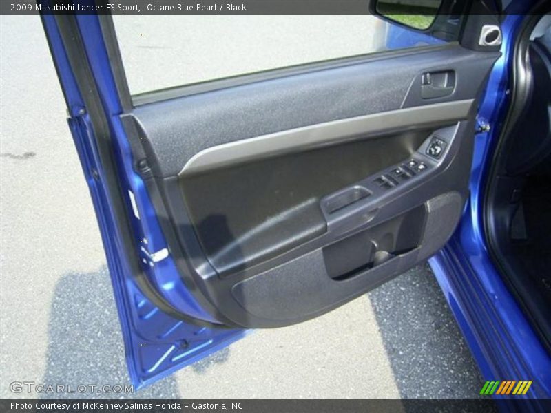 Octane Blue Pearl / Black 2009 Mitsubishi Lancer ES Sport