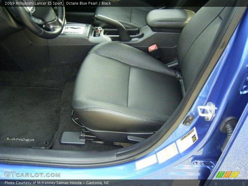 Octane Blue Pearl / Black 2009 Mitsubishi Lancer ES Sport