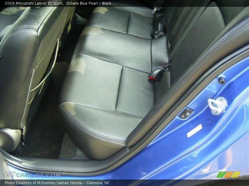 Octane Blue Pearl / Black 2009 Mitsubishi Lancer ES Sport