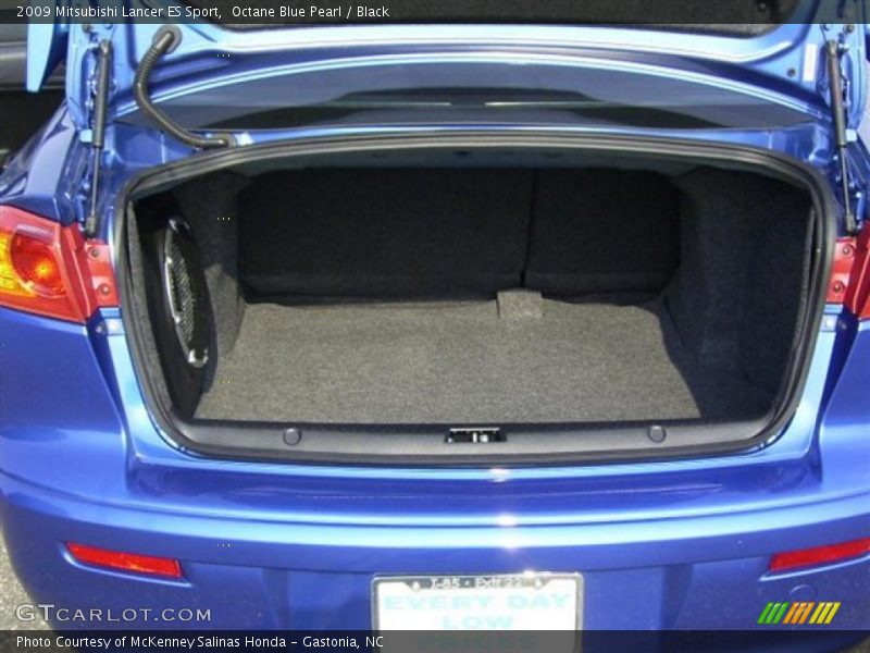 Octane Blue Pearl / Black 2009 Mitsubishi Lancer ES Sport