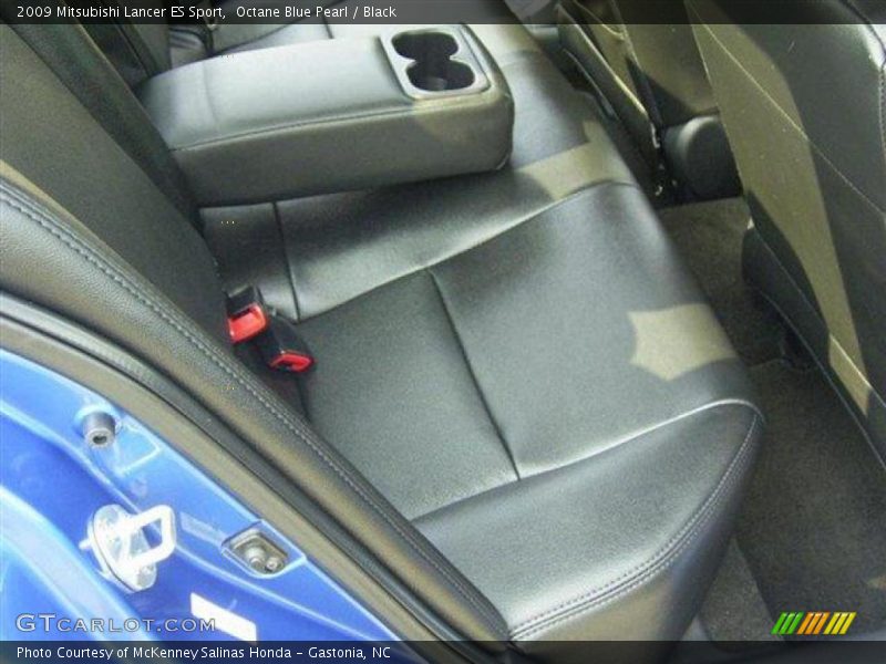 Octane Blue Pearl / Black 2009 Mitsubishi Lancer ES Sport