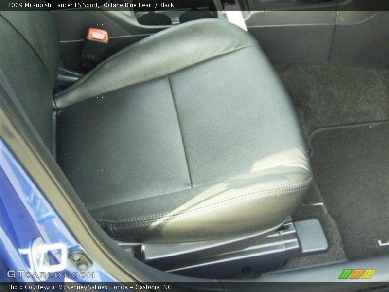 Octane Blue Pearl / Black 2009 Mitsubishi Lancer ES Sport
